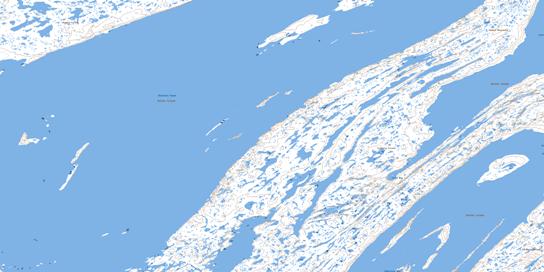 Churchill Sound Topo Map 034D04 at 1:50,000 scale - National Topographic System of Canada (NTS) - Toporama map