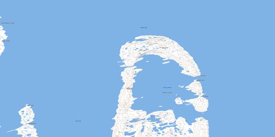 Eskimo Harbour Topo Map 034D11 at 1:50,000 scale - National Topographic System of Canada (NTS) - Toporama map