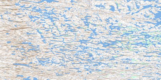 Lac Pages Topo Map 034F01 at 1:50,000 scale - National Topographic System of Canada (NTS) - Toporama map