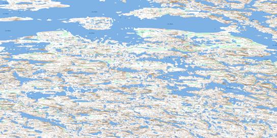 Lac Levitre Topo Map 034G02 at 1:50,000 scale - National Topographic System of Canada (NTS) - Toporama map
