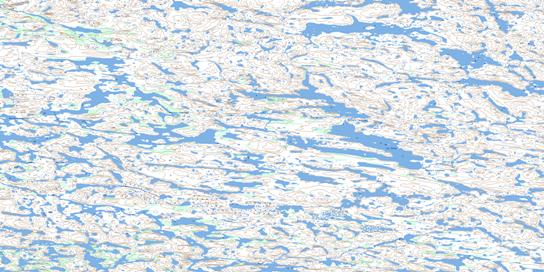 Lac Ochue Topo Map 034G05 at 1:50,000 scale - National Topographic System of Canada (NTS) - Toporama map