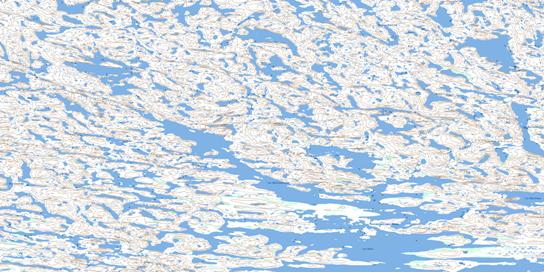 Riviere Qullinap Kuunga Topo Map 034G06 at 1:50,000 scale - National Topographic System of Canada (NTS) - Toporama map