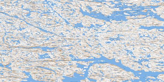 Lac Sujuvvik Topo Map 034G09 at 1:50,000 scale - National Topographic System of Canada (NTS) - Toporama map