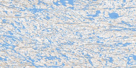 Lac Campos Topo Map 034G16 at 1:50,000 scale - National Topographic System of Canada (NTS) - Toporama map