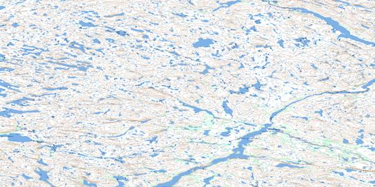 Riviere Daunais Topo Map 034H14 at 1:50,000 scale - National Topographic System of Canada (NTS) - Toporama map