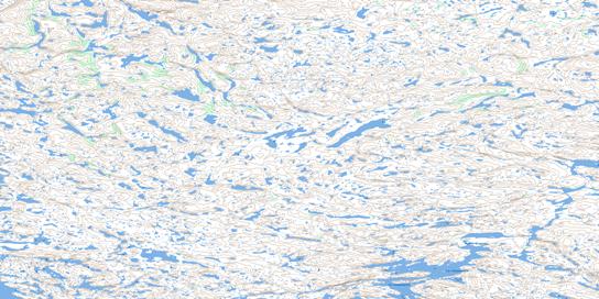 Lac Suluppaugalik Topo Map 034H16 at 1:50,000 scale - National Topographic System of Canada (NTS) - Toporama map