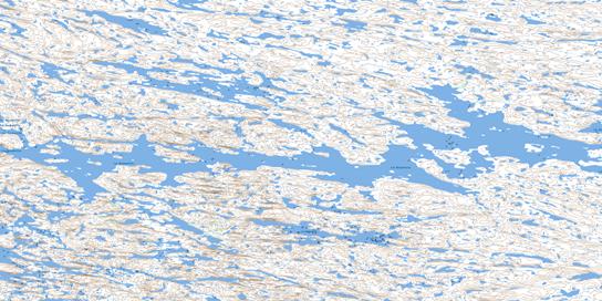 Lac Maurault Topo Map 034I04 at 1:50,000 scale - National Topographic System of Canada (NTS) - Toporama map