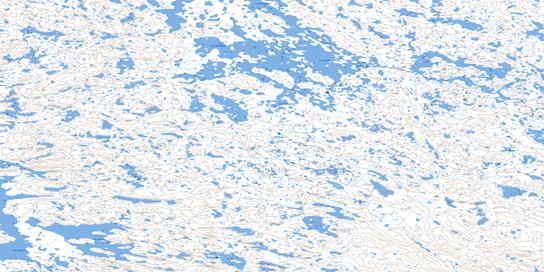 Lac Morie Topographic map 034I06 at 1:50,000 Scale