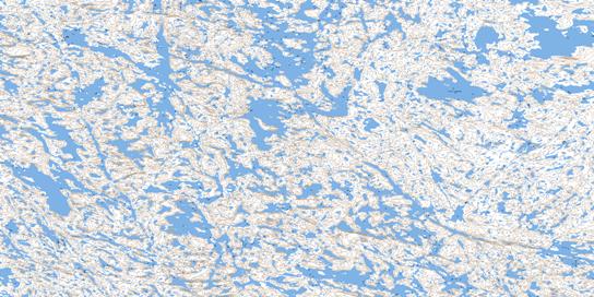 Lac Lanoix Topo Map 034J09 at 1:50,000 scale - National Topographic System of Canada (NTS) - Toporama map