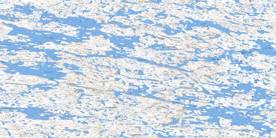 Lac Daller Topo Map 034J12 at 1:50,000 scale - National Topographic System of Canada (NTS) - Toporama map