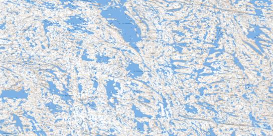 Lac Tukimuattuq Topographic map 034J15 at 1:50,000 Scale