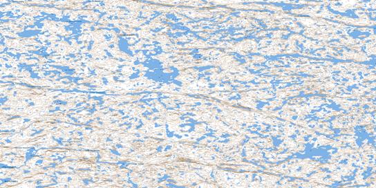 Lac Sailasiup Tasinga Topo Map 034K06 at 1:50,000 scale - National Topographic System of Canada (NTS) - Toporama map