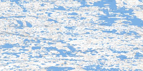 Lac Muraalavik Topo Map 034K09 at 1:50,000 scale - National Topographic System of Canada (NTS) - Toporama map