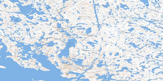 Witch Bay Topo Map 034L09 at 1:50,000 scale - National Topographic System of Canada (NTS) - Toporama map