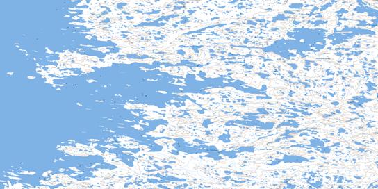 Lac Tasiujaapik Topo Map 034N05 at 1:50,000 scale - National Topographic System of Canada (NTS) - Toporama map