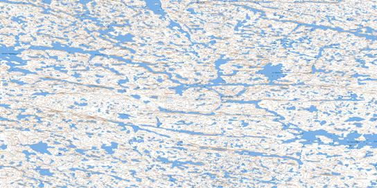 Lac Ajurissaq Topo Map 034N08 at 1:50,000 scale - National Topographic System of Canada (NTS) - Toporama map