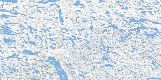 Lac Vattier Topo Map 034N09 at 1:50,000 scale - National Topographic System of Canada (NTS) - Toporama map