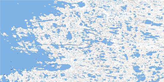 Cap Aupaluk Topo Map 034N14 at 1:50,000 scale - National Topographic System of Canada (NTS) - Toporama map