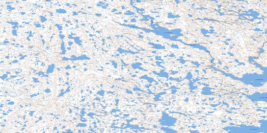 Lac Nalluruaq Topo Map 034N15 at 1:50,000 scale - National Topographic System of Canada (NTS) - Toporama map