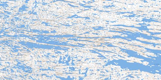 Lac Pavy Topo Map 034O01 at 1:50,000 scale - National Topographic System of Canada (NTS) - Toporama map