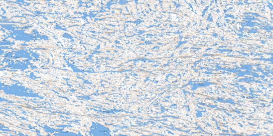 Lac Fergus Topographic map 034O02 at 1:50,000 Scale