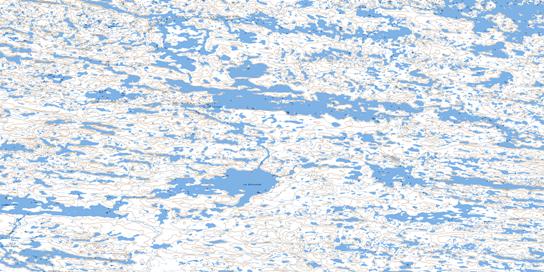 Lac Alorutchaak Topographic map 034O05 at 1:50,000 Scale