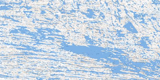 Lac Anuc Topo Map 034O06 at 1:50,000 scale - National Topographic System of Canada (NTS) - Toporama map