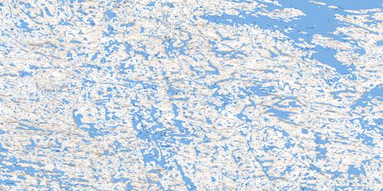 Lac Barvilier Topographic map 034O07 at 1:50,000 Scale