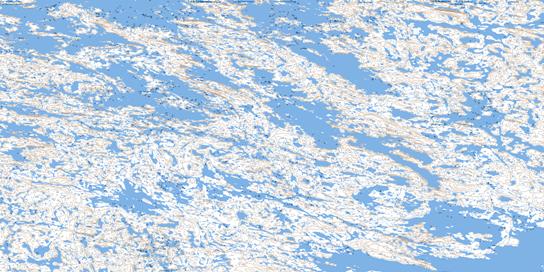 Lac Le Breuil Topo Map 034O10 at 1:50,000 scale - National Topographic System of Canada (NTS) - Toporama map