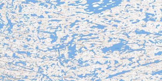Lac Bertaut Topo Map 034O16 at 1:50,000 scale - National Topographic System of Canada (NTS) - Toporama map