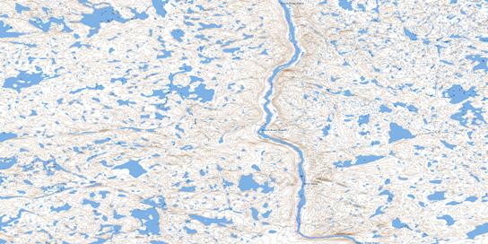 Rapide Sarvaq Topo Map 034P07 at 1:50,000 scale - National Topographic System of Canada (NTS) - Toporama map