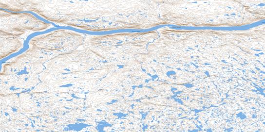 Pointe Taassuq Topo Map 034P16 at 1:50,000 scale - National Topographic System of Canada (NTS) - Toporama map