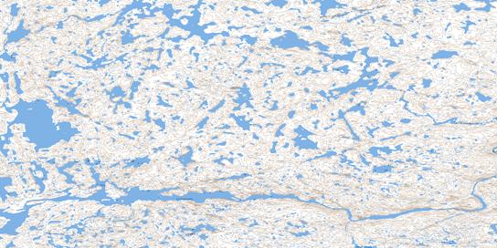 Lac Arnaituuvik Topo Map 035A03 at 1:50,000 scale - National Topographic System of Canada (NTS) - Toporama map