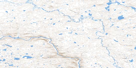 Lac Levareau Topo Map 035A07 at 1:50,000 scale - National Topographic System of Canada (NTS) - Toporama map