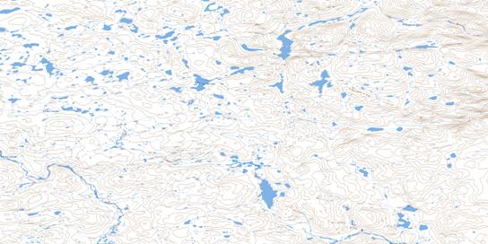 Lac Morijeau Topo Map 035A10 at 1:50,000 scale - National Topographic System of Canada (NTS) - Toporama map