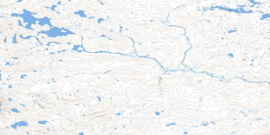 Lac Gobert Topo Map 035A11 at 1:50,000 scale - National Topographic System of Canada (NTS) - Toporama map