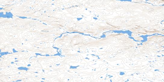 Ruisseau Interrompu Topo Map 035A14 at 1:50,000 scale - National Topographic System of Canada (NTS) - Toporama map