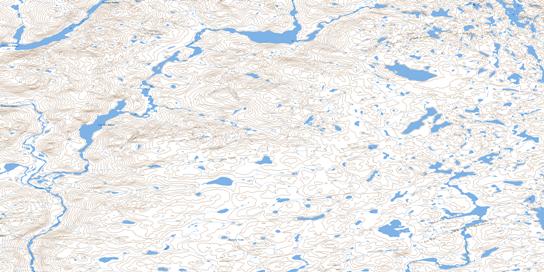 Lac Des Ombles Topo Map 035A16 at 1:50,000 scale - National Topographic System of Canada (NTS) - Toporama map