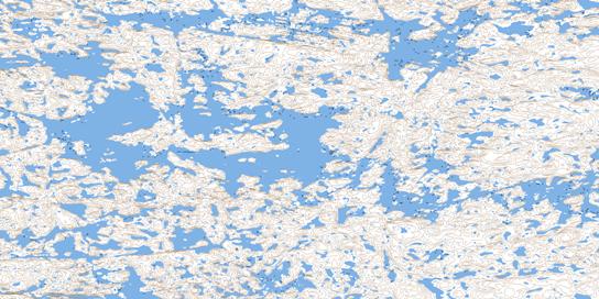  Topo Map 035B10 at 1:50,000 scale - National Topographic System of Canada (NTS) - Toporama map