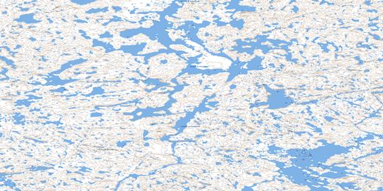  Topo Map 035B13 at 1:50,000 scale - National Topographic System of Canada (NTS) - Toporama map