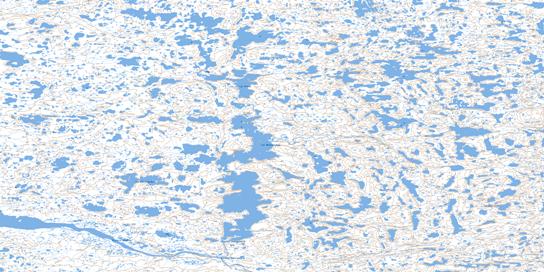 Lac Akunnimiutaq Topographic map 035C11 at 1:50,000 Scale