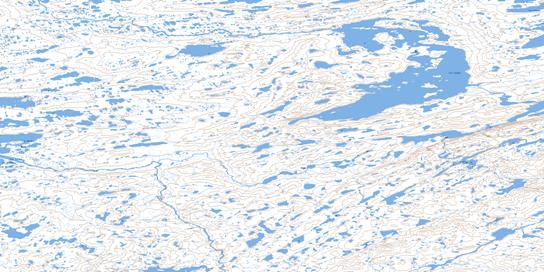 Lac Lanyan Topo Map 035F06 at 1:50,000 scale - National Topographic System of Canada (NTS) - Toporama map