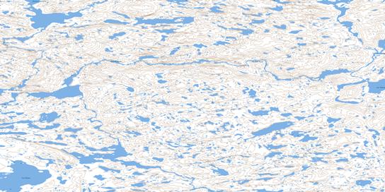 Lac Bilson Topo Map 035F10 at 1:50,000 scale - National Topographic System of Canada (NTS) - Toporama map