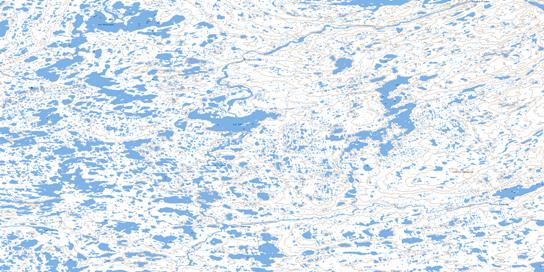 Riviere Frichet Topo Map 035F13 at 1:50,000 scale - National Topographic System of Canada (NTS) - Toporama map