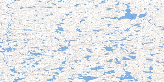 Riviere Derville Topo Map 035F15 at 1:50,000 scale - National Topographic System of Canada (NTS) - Toporama map