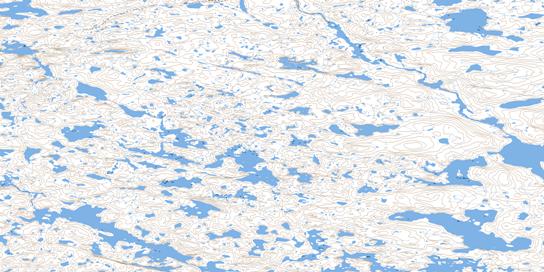 Lac Nawri Topo Map 035G02 at 1:50,000 scale - National Topographic System of Canada (NTS) - Toporama map