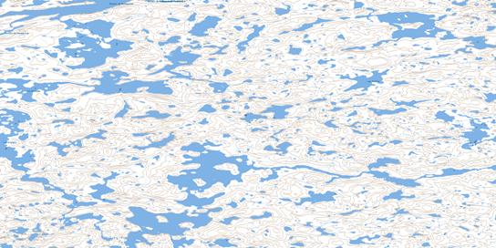 Lac Peltier Topo Map 035G03 at 1:50,000 scale - National Topographic System of Canada (NTS) - Toporama map