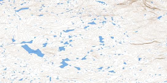 Lac Serpentine Topographic map 035G15 at 1:50,000 Scale