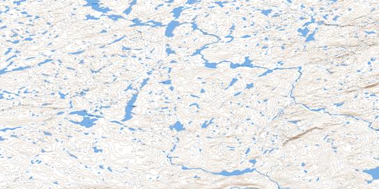 Lac Arbot Topo Map 035H02 at 1:50,000 scale - National Topographic System of Canada (NTS) - Toporama map