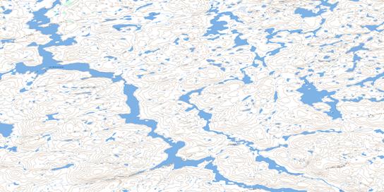 Lac Nallusarqituq Topo Map 035H03 at 1:50,000 scale - National Topographic System of Canada (NTS) - Toporama map